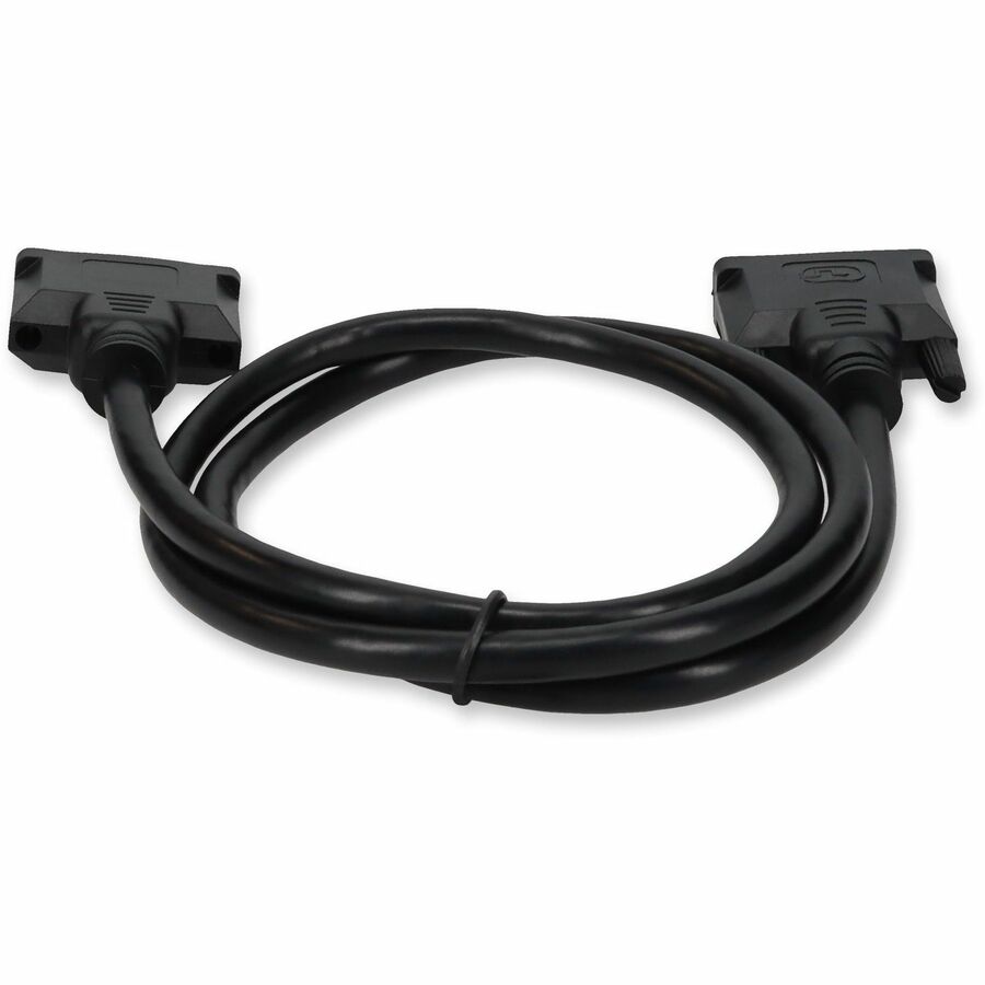 10ft DVI-D Dual Link (24+1 pin) Male to DVI-D Dual Link (24+1 pin) Male Black Cable For Resolution Up to 2560x1600 (WQXGA)