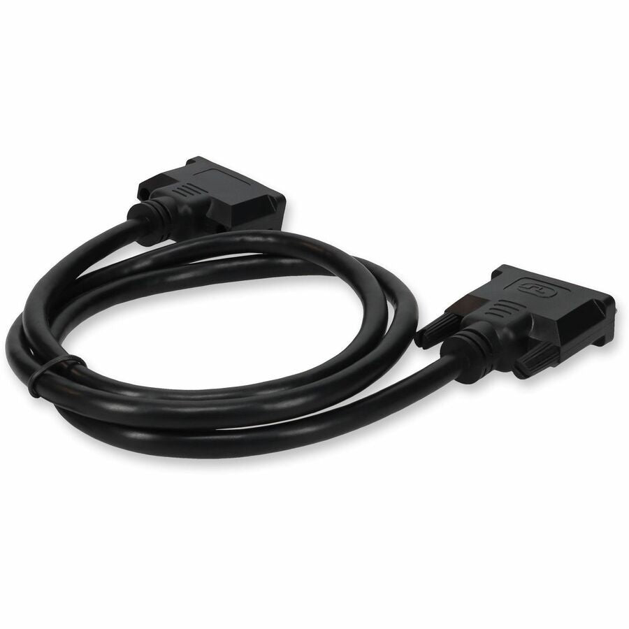 10ft DVI-D Dual Link (24+1 pin) Male to DVI-D Dual Link (24+1 pin) Male Black Cable For Resolution Up to 2560x1600 (WQXGA)