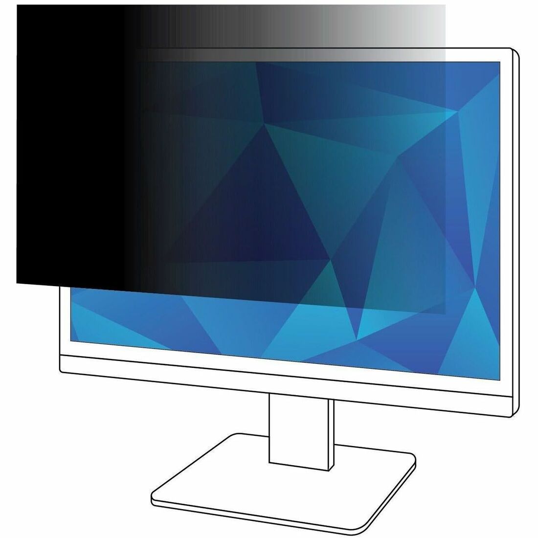 3M&trade; Privacy Filter for 24in Monitor, 16:9, PF240W9B