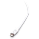 C2G 10ft USB-C Male to Lightning Male Sync and Charging Cable - White