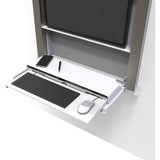 Ergotron CareFit Mounting Enclosure for LCD Display, Mini PC, Computer - White