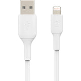 Belkin BoostCharge Lightning to USB-A Cable (15cm / 6in, White)