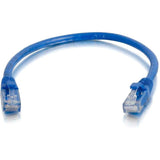 C2G 10ft Cat6 Snagless Unshielded (UTP) Ethernet Cable - Cat6 Network Patch Cable - PoE - Pack of 25 - Blue