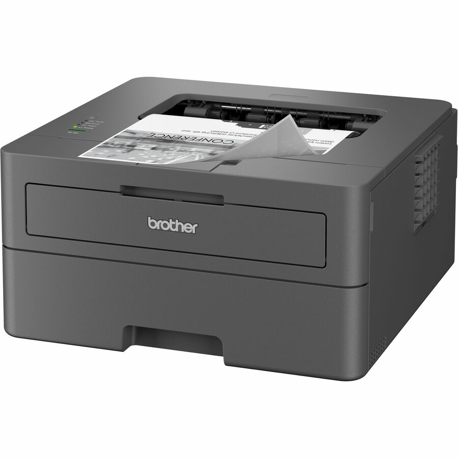 Brother HL-L2400D Compact Monochrome Laser Printer, Duplex, USB-connected, clear, sharp black & white printing