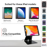 CTA Digital: Magnetic Splash-Proof Case with Metal Mounting Plates for iPad 7th & 8th Gen 10.2?, iPad Air 3 & iPad Pro 10.5?, Red