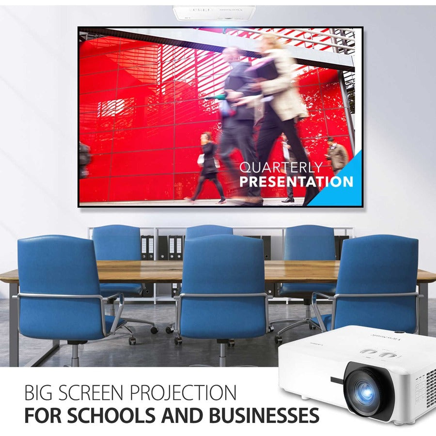 ViewSonic LS920WU 6000 Lumens WUXGA Laser Projector for 300 Inch screen, Dual HDMI, 4K HDR/HLG Support, 1.6x Optical Zoom for Business and Education