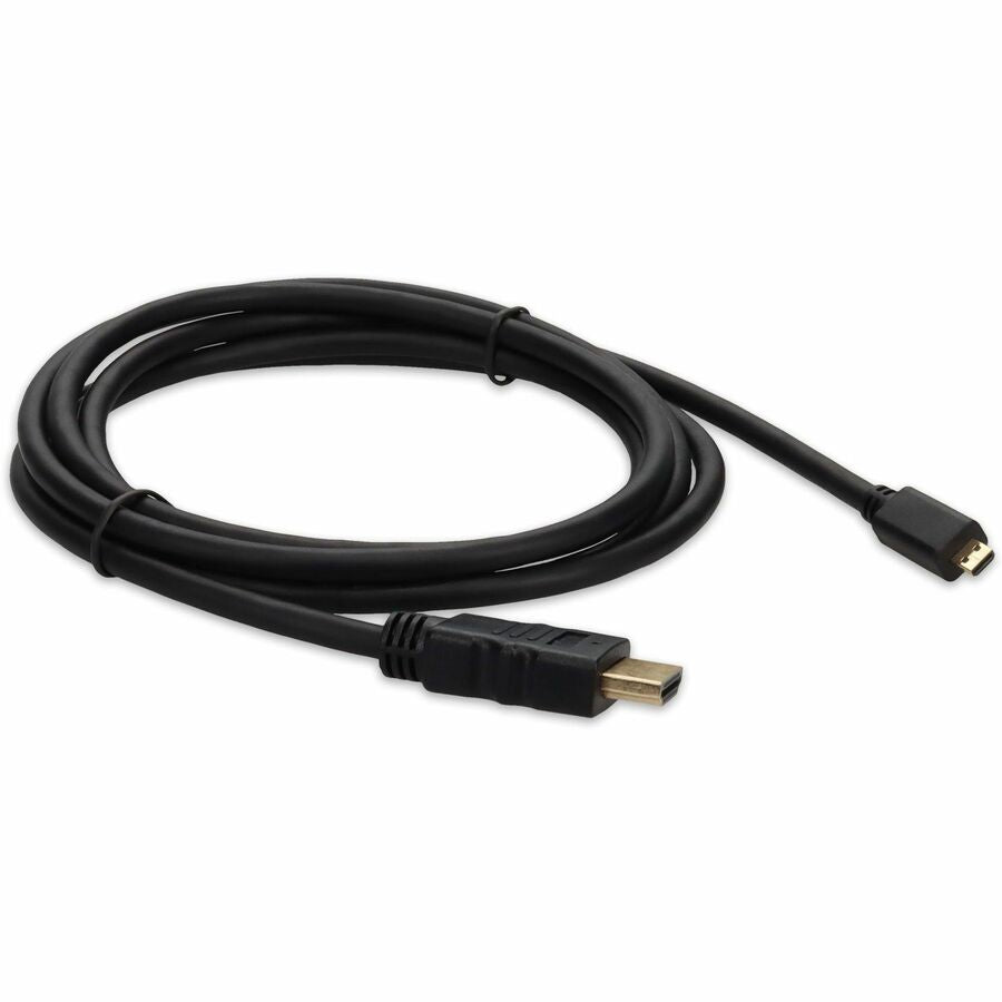 5PK 6ft HDMI 1.4 Male to Micro-HDMI 1.4 Male Black Cables For Resolution Up to 4096x2160 (DCI 4K)