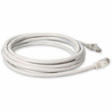 AddOn 2ft RJ-45 (Male) to RJ-45 (Male) Straight White Cat6A UTP PVC Copper Patch Cable