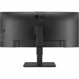 LG Ultrawide 34BQ77QC-B 34" Class Webcam WQHD Curved Screen LCD Monitor - 21:9 - Textured Black