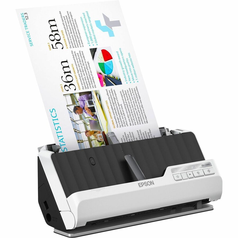 Epson DS-C490 Sheetfed Scanner - 600 dpi Optical