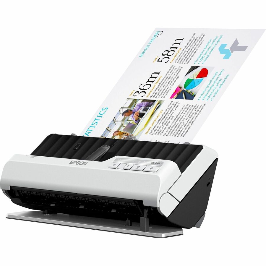 Epson DS-C490 Sheetfed Scanner - 600 dpi Optical