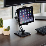 StarTech.com Adjustable Tablet Stand with Arm - Universal Mount for 4.7" to 12.9" Tablets such as the iPad Pro - Tablet Desk Stand or Wall Mount Tablet Holder