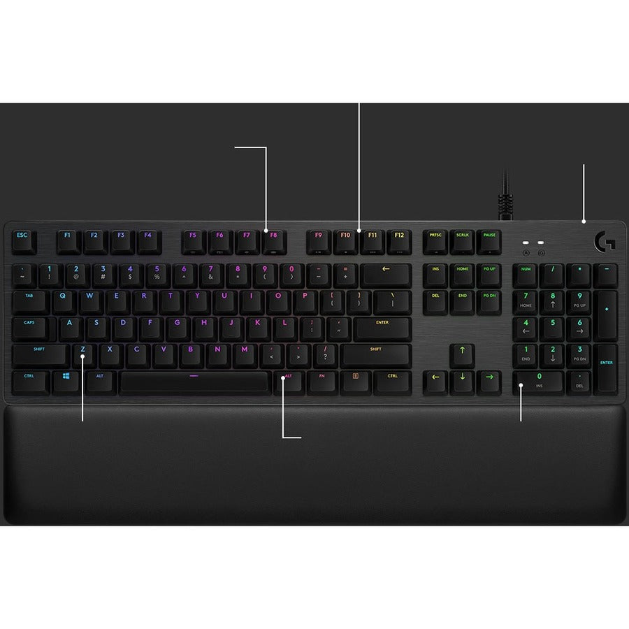 G513 CARBON LIGHTSYNC RGB Mechanical Gaming Keyboard with GX Red switches (Linear)