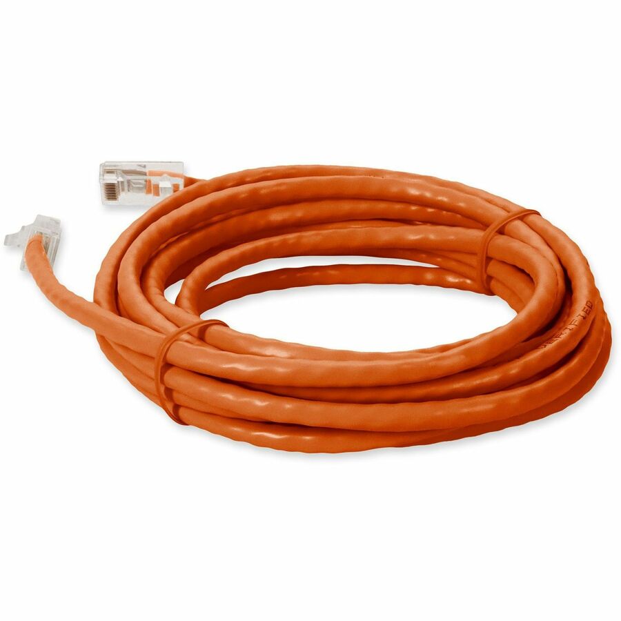 AddOn 10ft RJ-45 (Male) to RJ-45 (Male) Orange Non-Booted, Non-Snagless Cat6 UTP PVC Copper Patch Cable