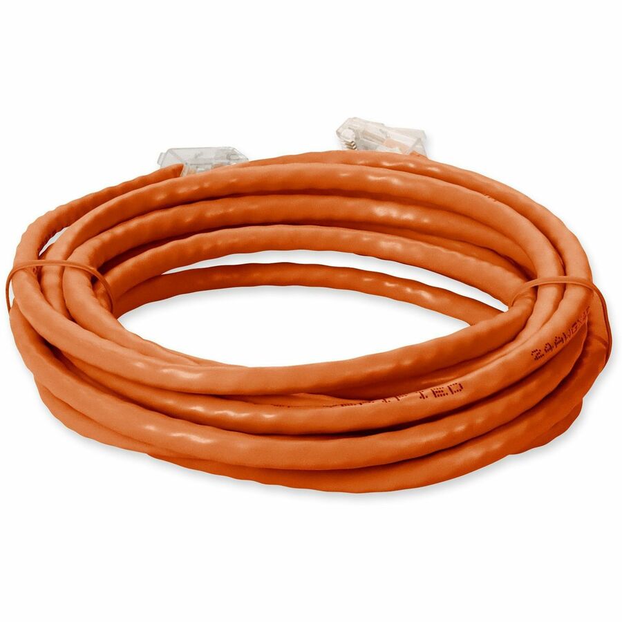 AddOn 10ft RJ-45 (Male) to RJ-45 (Male) Orange Non-Booted, Non-Snagless Cat6 UTP PVC Copper Patch Cable