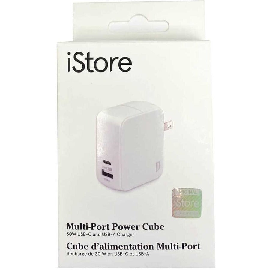 iStore iStore Multi-Port Power Cube 30W USB-C and USB-A Charger