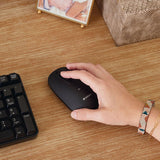 Verbatim Multi-Device Wireless Rechargeable Optical Mouse - Black