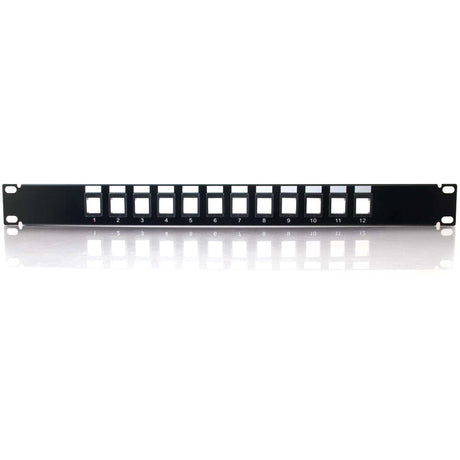 C2G 12-Port Blank Keystone/Multimedia Patch Panel