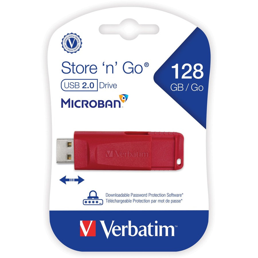 128GB Store 'n' Go&reg; USB Flash Drive - Red