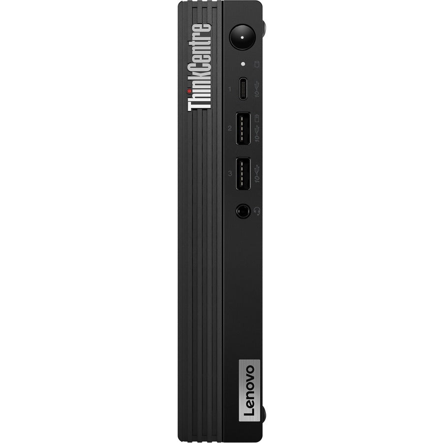 Lenovo ThinkCentre M90q Gen 3 11U50052US Desktop Computer - Intel Core i5 12th Gen i5-12500 Hexa-core (6 Core) 2 GHz - 16 GB RAM DDR5 SDRAM - 256 GB NVMe M.2 PCI Express PCI Express NVMe 4.0 x4 SSD - Tiny - Black