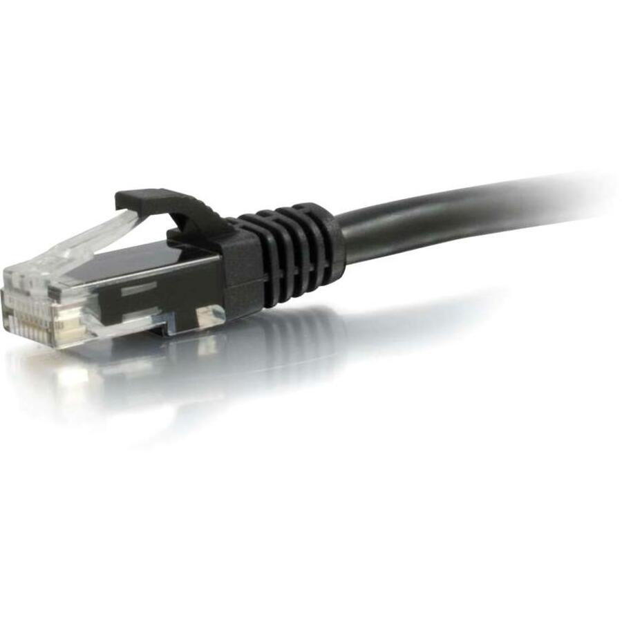 C2G 50ft Cat5e Snagless Unshielded (UTP) Ethernet Cable - Cat5e Network Patch Cable - PoE - Black