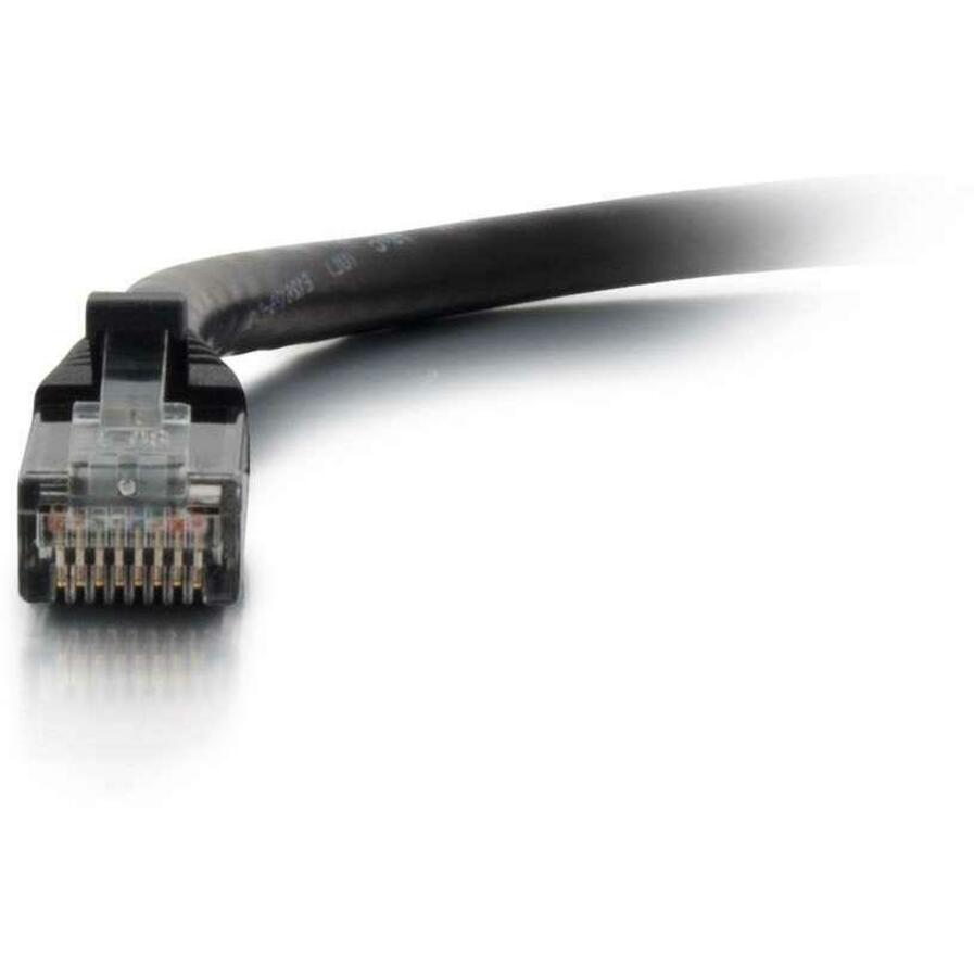 C2G 50ft Cat5e Snagless Unshielded (UTP) Ethernet Cable - Cat5e Network Patch Cable - PoE - Black