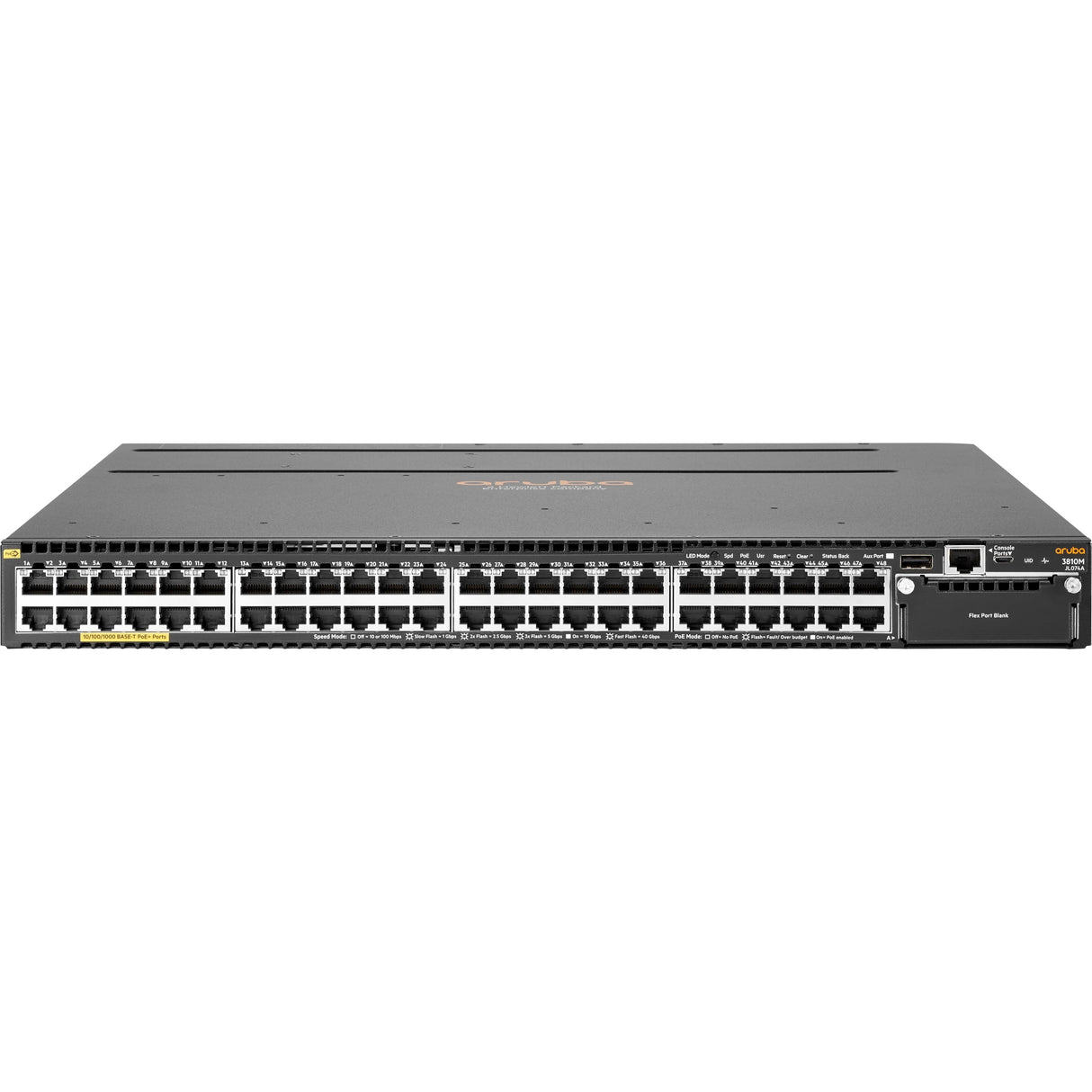 HPE Aruba 3810M 48G PoE+ 1-slot Switch