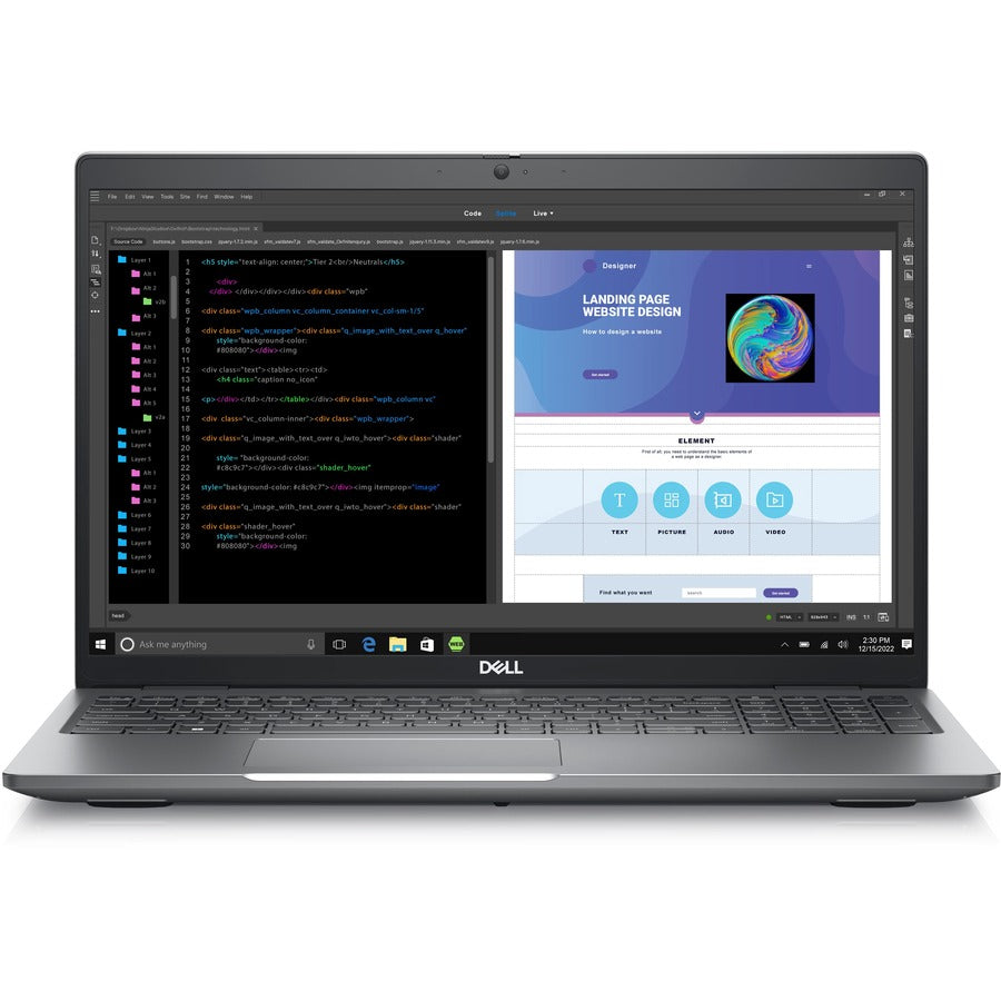 Dell Precision 3000 3580 15.6" Mobile Workstation - Full HD - Intel Core i7 13th Gen i7-1355U - 16 GB - 512 GB SSD - Titan Gray