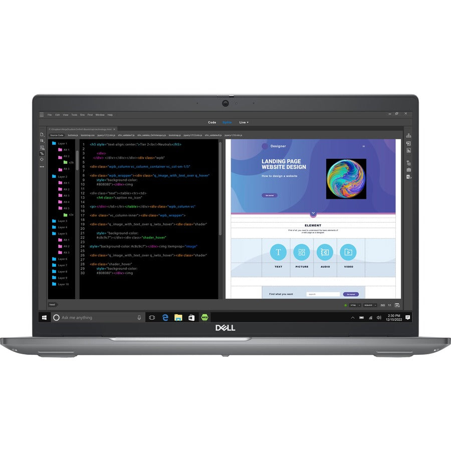 Dell Precision 3000 3580 15.6" Mobile Workstation - Full HD - Intel Core i7 13th Gen i7-1355U - 16 GB - 512 GB SSD - Titan Gray