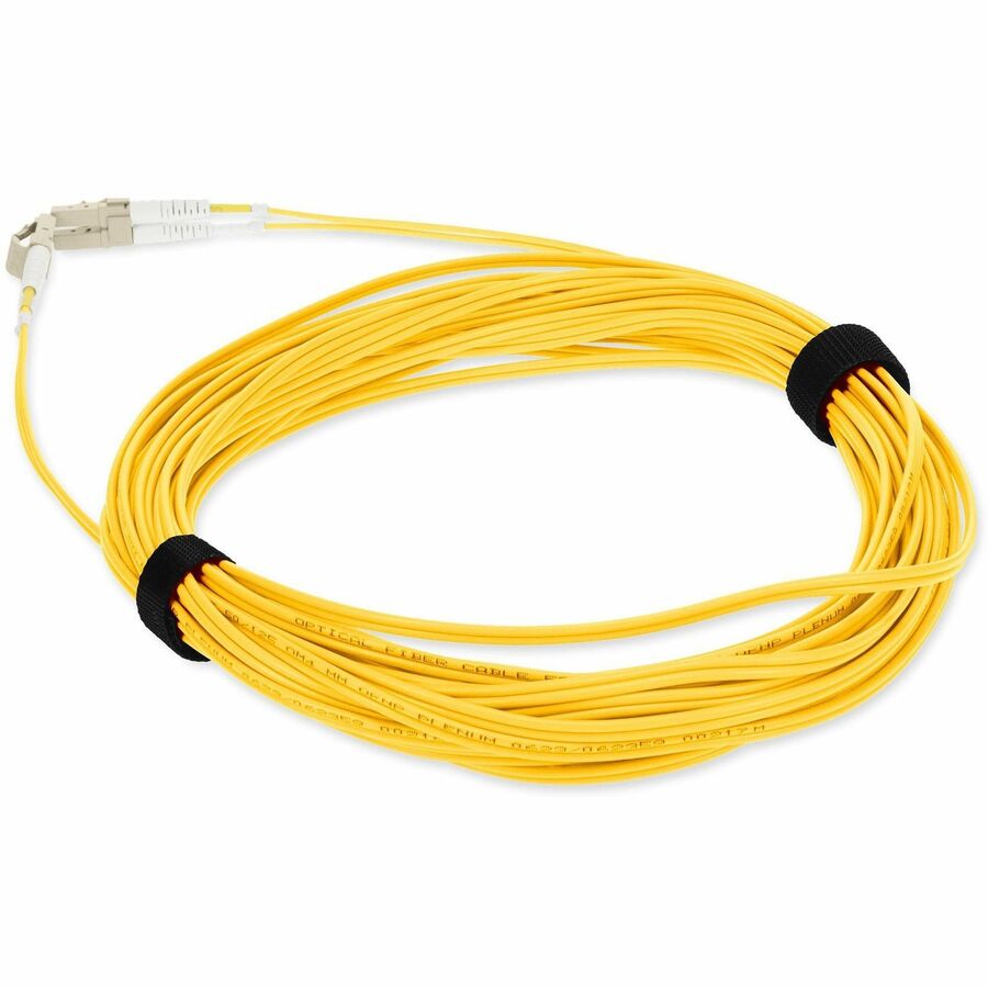 AddOn 2m LC (Male) to LC (Male) Yellow OM4 Duplex Plenum-Rated Fiber Patch Cable