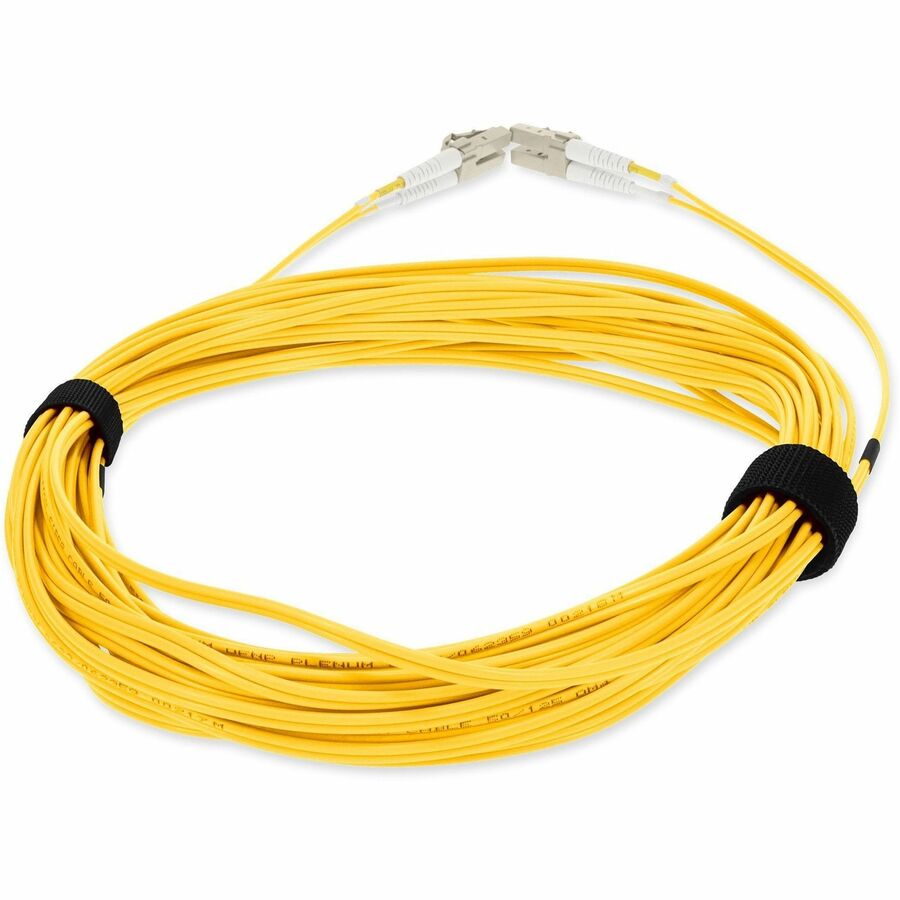 AddOn 2m LC (Male) to LC (Male) Yellow OM4 Duplex Plenum-Rated Fiber Patch Cable