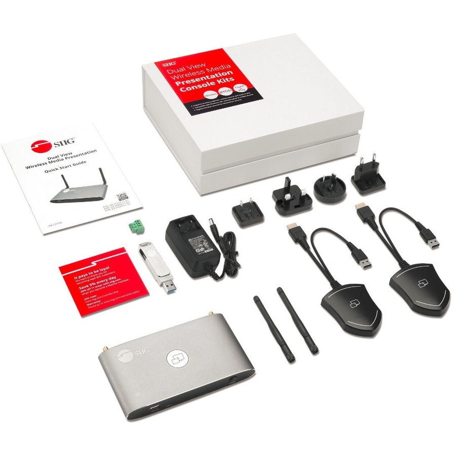 SIIG Dual View Wireless Media Presentation Kit