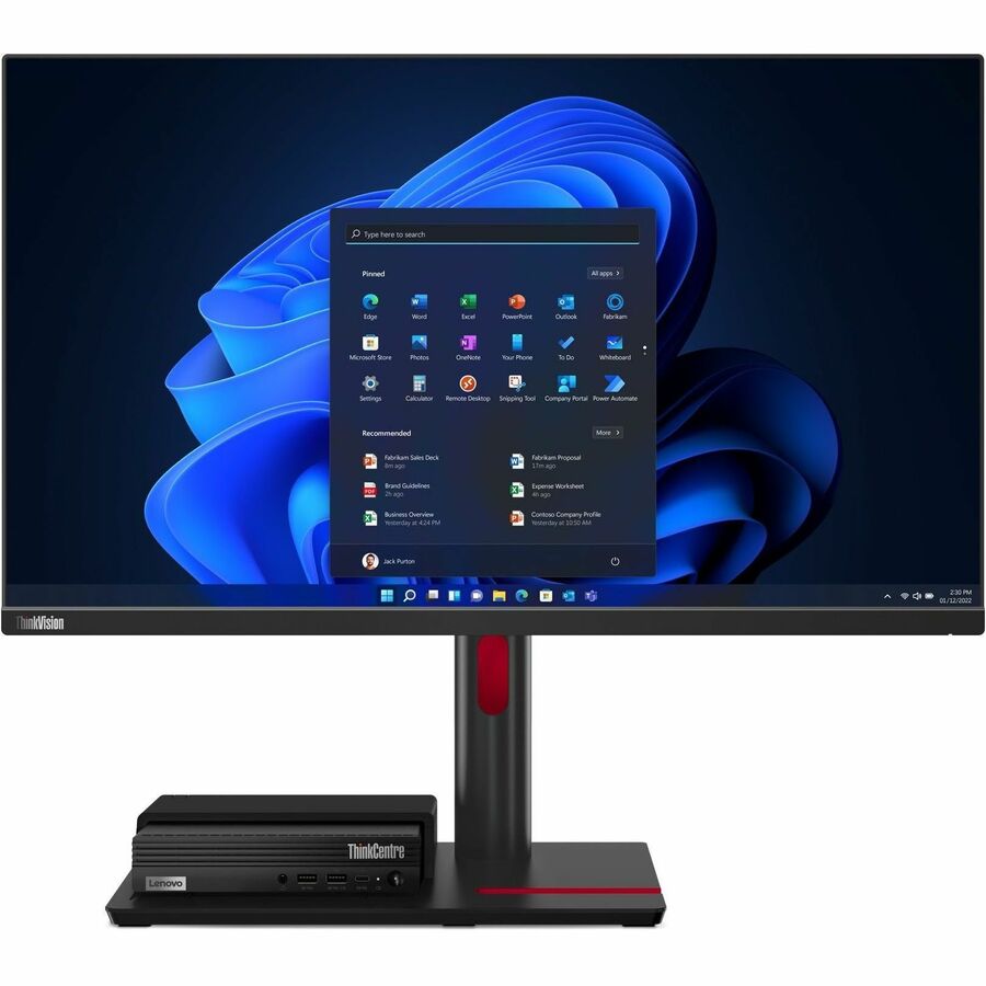 Lenovo ThinkCentre M80q Gen 4 12E90003US Desktop Computer - Intel Core i7 13th Gen i7-13700T - 16 GB - 512 GB SSD - Tiny - Black