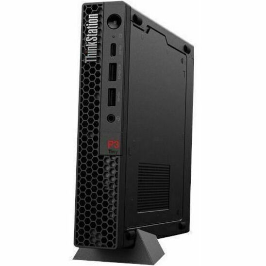 Lenovo ThinkStation P3 30H00013US Workstation - 1 x Intel Core i7 13th Gen i7-13700T - 16 GB - 512 GB SSD - Tiny - Black