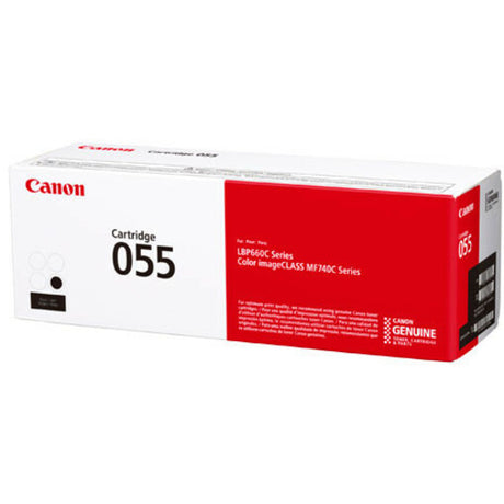 Canon 055 Original Laser Toner Cartridge - Black - 1 Pack