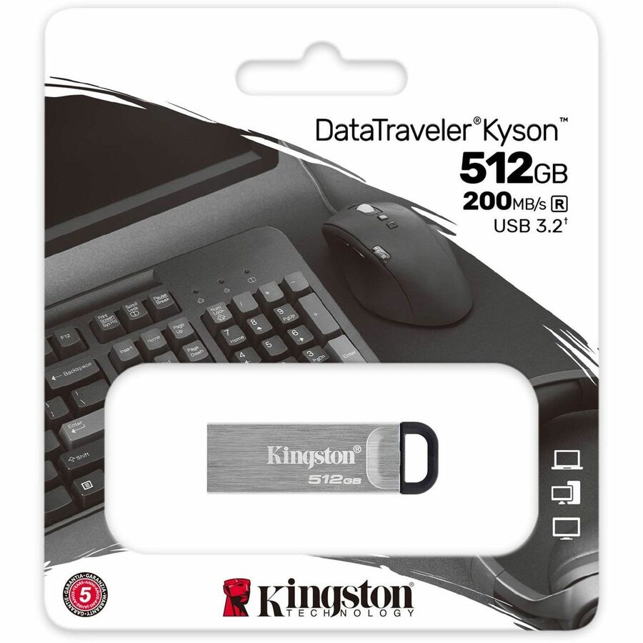 Kingston DataTraveler Kyson 512GB USB 3.2 (Gen 1) Type A Flash Drive