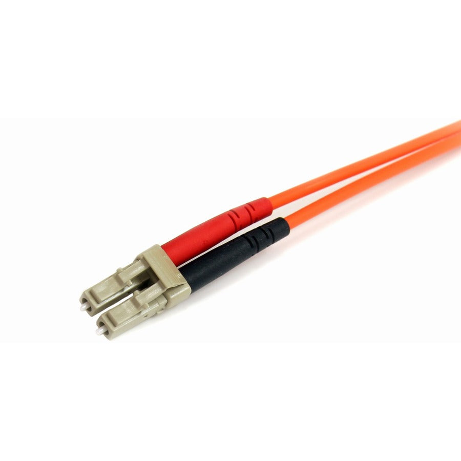 StarTech.com 1m Fiber Optic Cable - Multimode Duplex 62.5/125 - LSZH - LC/ST - OM1 - LC to ST Fiber Patch Cable