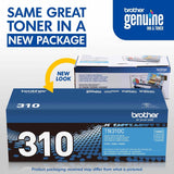 Brother Genuine TN310C Cyan Toner Cartridge