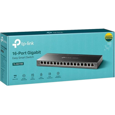 TP-Link TL-SG116E - 16-Port Gigabit Easy Smart Switch