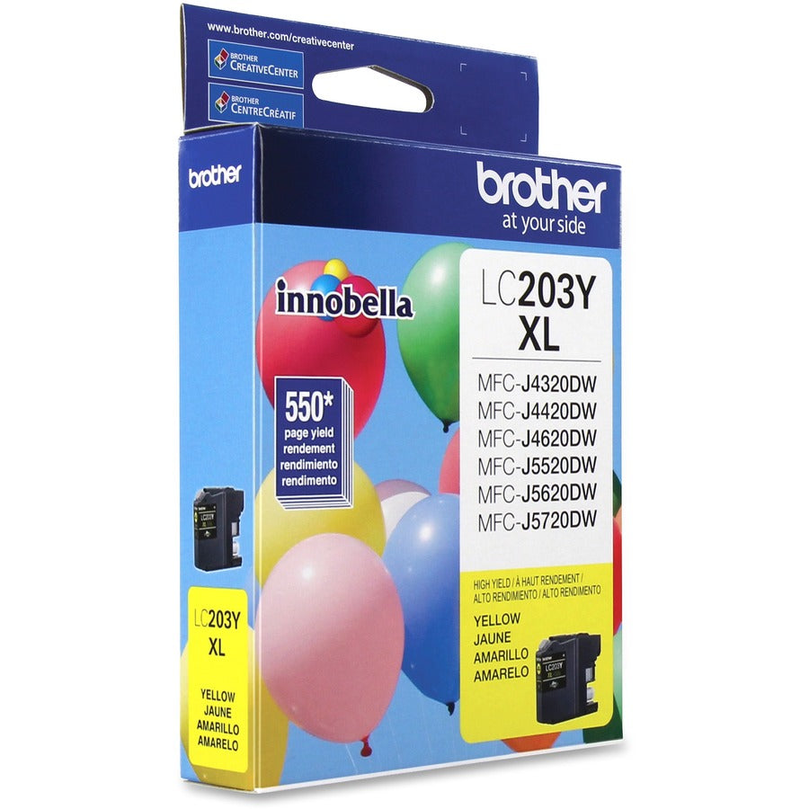 Brother Genuine Innobella LC203Y High Yield Yellow Ink Cartridge