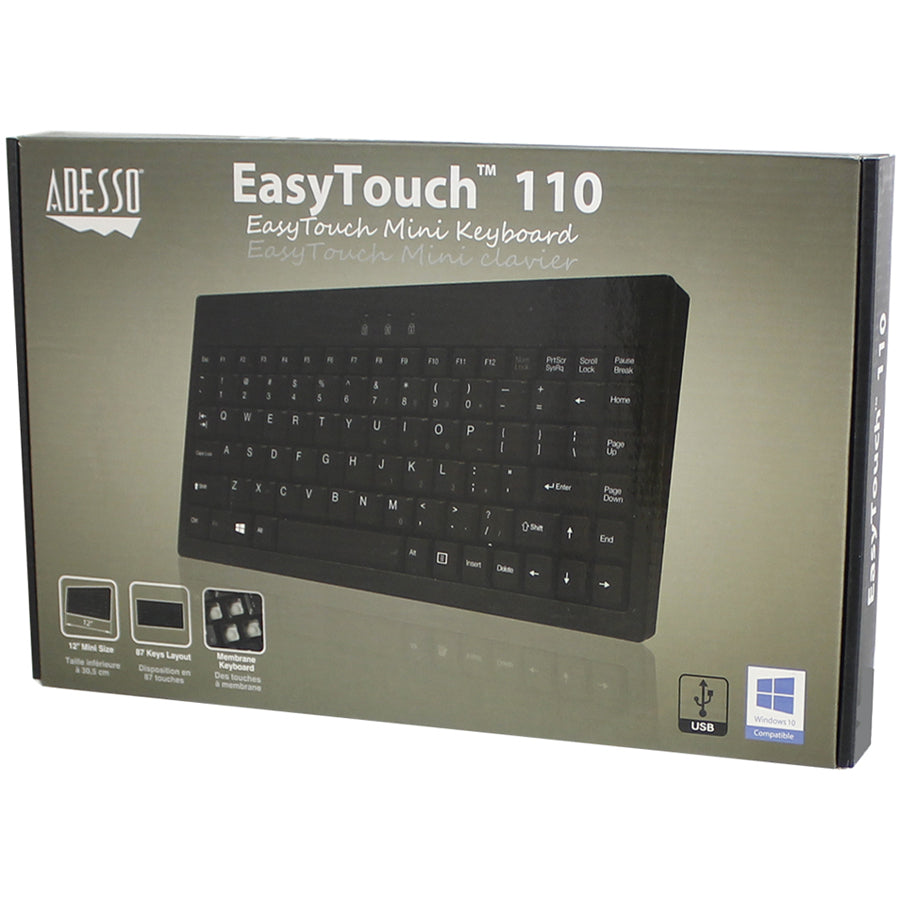 Adesso EasyTouch AKB-110B Mini Keyboard