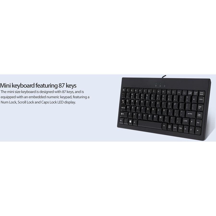 Adesso EasyTouch AKB-110B Mini Keyboard