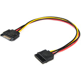 Rocstor Premium 12in 15 Pin SATA Power Extension Cable - 12in - SATA Cable 15 Pin SATA Power