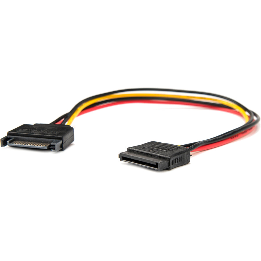 Rocstor Premium 12in 15 Pin SATA Power Extension Cable - 12in - SATA Cable 15 Pin SATA Power