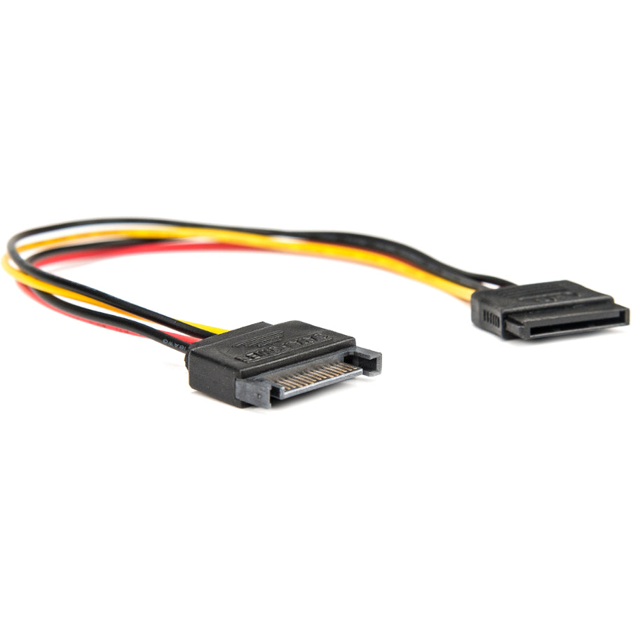 Rocstor Premium 12in 15 Pin SATA Power Extension Cable - 12in - SATA Cable 15 Pin SATA Power