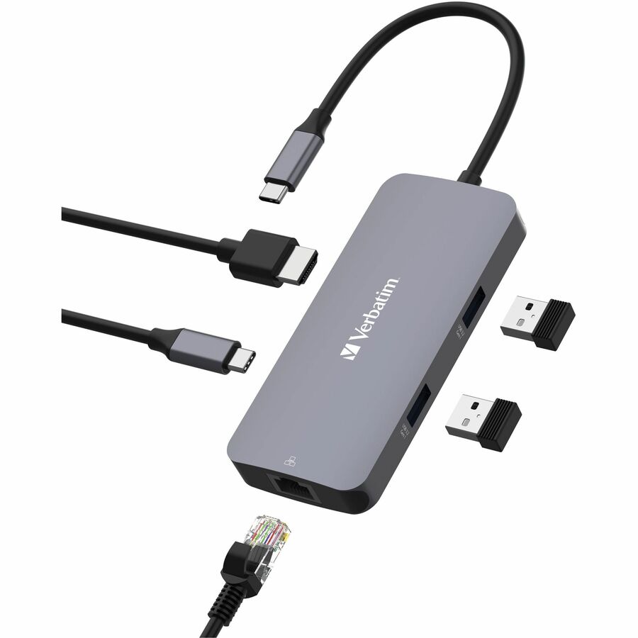 Verbatim USB-C &trade;Pro Multiport Hub CMH 05 - 5 Ports