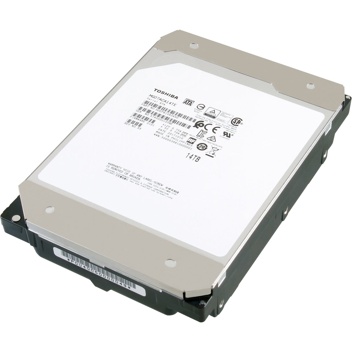 Toshiba 12 TB Hard Drive - 3.5" Internal - SATA (SATA/600)