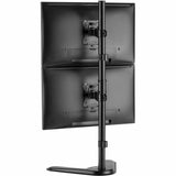 Rocstor ErgoReach Mounting Pole for Monitor - Black - Vertical