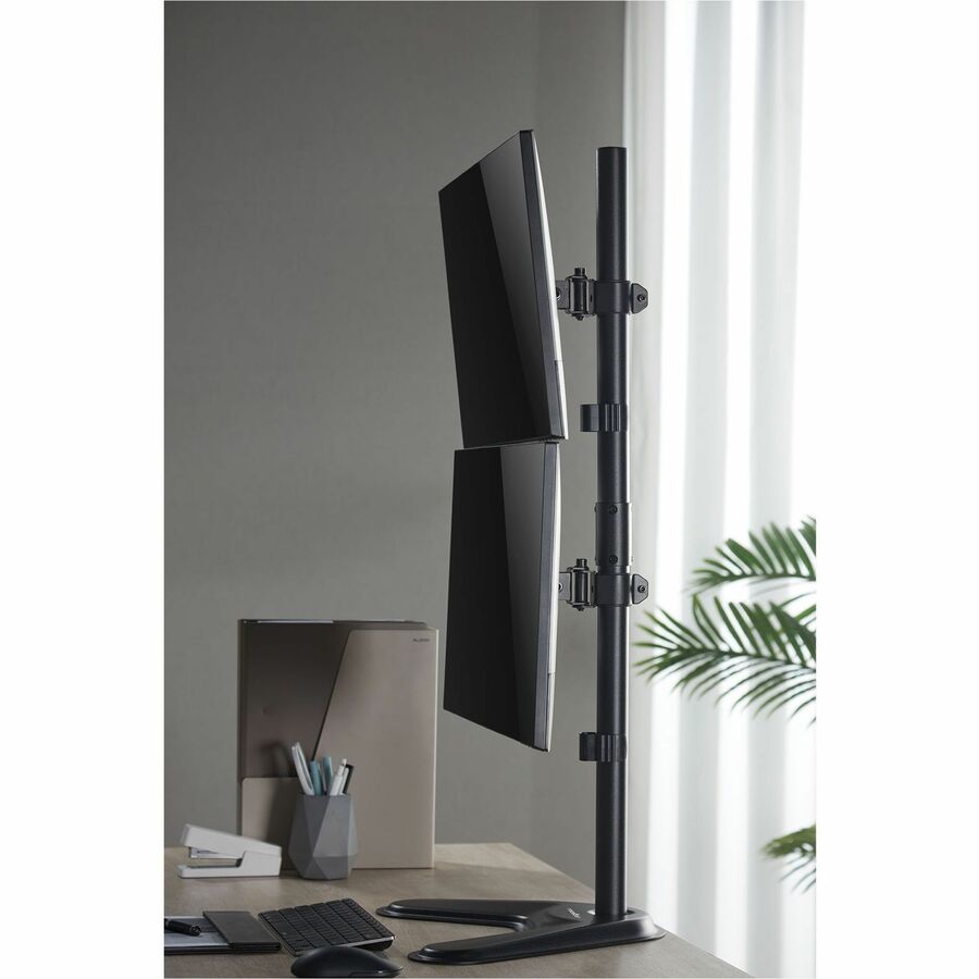 Rocstor ErgoReach Mounting Pole for Monitor - Black - Vertical