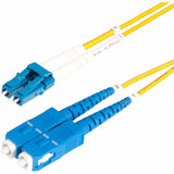 StarTech.com 10m (32.8ft) LC to SC (UPC) OS2 Single Mode Duplex Fiber Optic Cable, 9/125&micro;m, 100G, LSZH Fiber Patch Cord